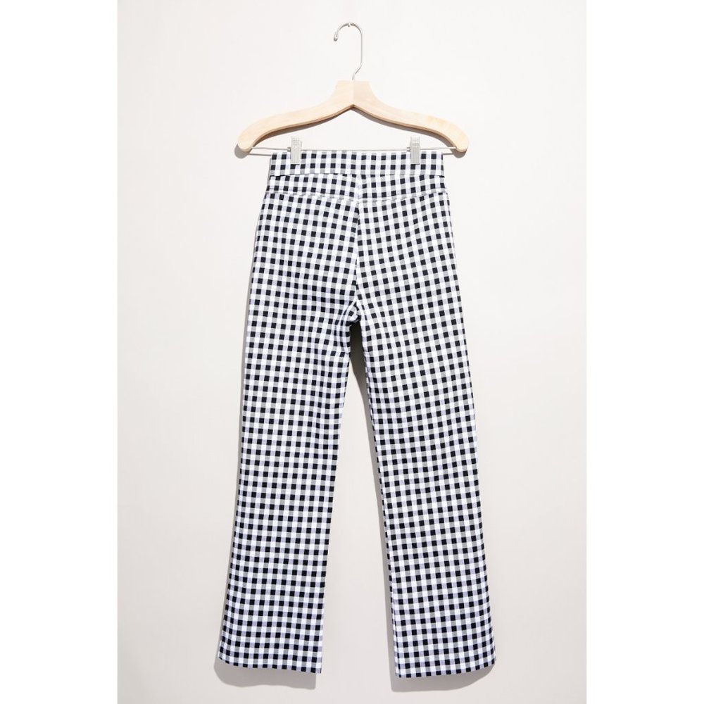 NWT Free People Florence Crop Flare / Gingham - Picture 2 of 5